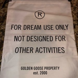 Golden goose dust bag